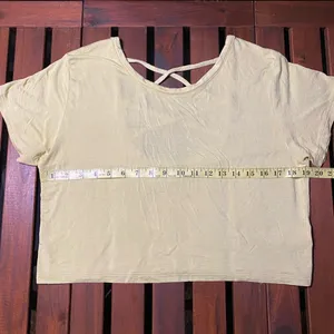 American Eagle Yellow Women's Top size M thumbnail 2