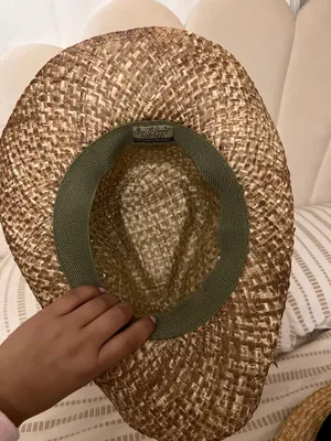 Neutral cream brown cowgirl hat with beading thumbnail 7