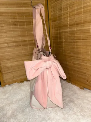 Juicy Couture Sweet Tea Party Daydreamer tote bag soft white velour handbag Y2K thumbnail 6
