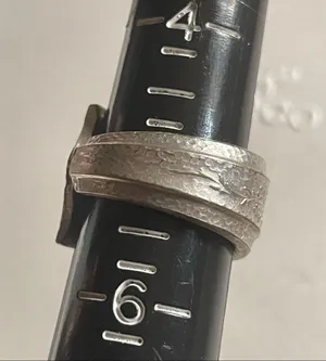 Vintage silver spoon ring thumbnail 8