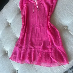 Victorias Secret Pink Mesh Mini Slip Dress Size Medium‎ thumbnail 3