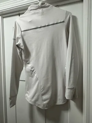 Columbia Women's White Long-Sleeve Half-Zip Performance Top thumbnail 4