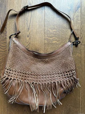 Frye Leather Tassle Purse thumbnail 1
