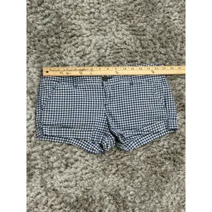 Vintage Y2K Abercrombie & Fitch Gingham Plaid Low Rise Micro Shorts Women Size 2 thumbnail 12