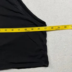 Lululemon Cut Back Crop Tank Women’s Size 10 Large Black Open Back Yoga Tank thumbnail 4