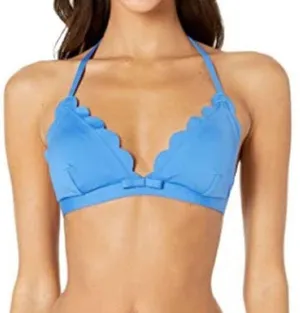 Kate Spade NWT  Scalloped Triangle Bikini Top thumbnail 1
