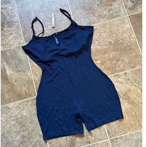 SKIMS Soft Lounge Scoop Onesie Navy Size Large thumbnail 5