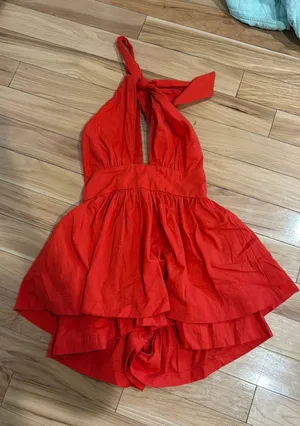 Idem Ditto Romper Denim Red/Orange thumbnail 4