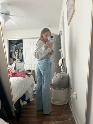 PacSun Jeans Boyfriend Ripped Light Blue thumbnail 2