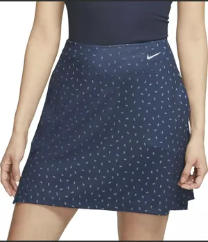 Nike UV Victory Dri Fit Golf Skirt Skort Navy Blue Womens X-Small Sportswear XS thumbnail 1
