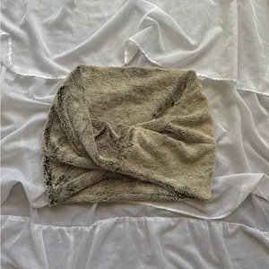 Faux Fur Infinity Scarf Tan thumbnail 6