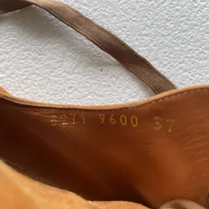 Gianvito Rossi Suede Cork Open Toe Lace Up Platform Shoes Orange/Beige Womens 37 thumbnail 7