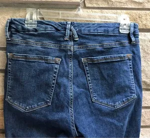 Good American Good Legs Chewed Hem Skinny Jeans 29 size 8 thumbnail 13