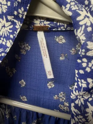 Free People Serena Blouse Floral Flowy thumbnail 4