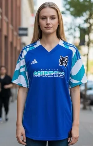 NWT $110 Adidas Seattle Unisex Sounders FC 2025 Archive Jersey XL thumbnail 1