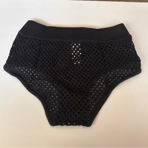 NWT Agua Bendita Alfie Streetwear Knit Mesh Bottoms Black Size Medium thumbnail 7