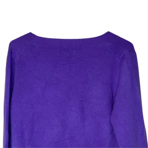J.Crew Womens Italian Cashmere V-Neck Sweater Purple Relaxed Fit M 29660 thumbnail 9