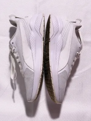 Puma White Mesh Running Sneakers  thumbnail 3