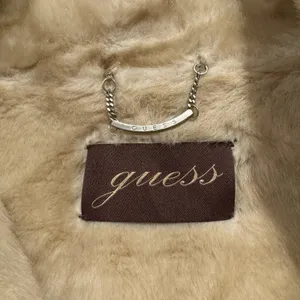 Guess Jacket Genuine Leather Vintage Penny Lane Y2K Faux Fur Lined Aviator Large thumbnail 4