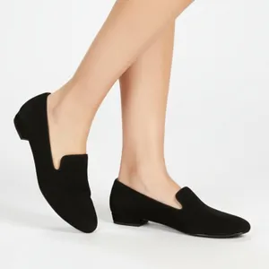 Steve Madden Black Smile Suede Loafers 8.5 thumbnail 1