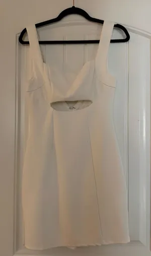 White mini dress thumbnail 1