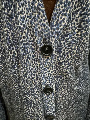 Ann Taylor LOFT Leopard Print Button‑Front Cardigan – Women’s Large thumbnail 4