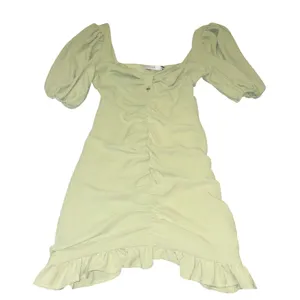 Lush Clothing Mini Dress Womens Small Pistachio Green Ruched Puff Sleeve Cottagecore thumbnail 2