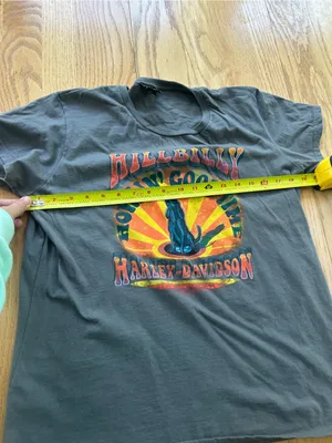Hillbilly Harley-Davidson Women's Large 2021 Gatlinburg TN Graphic Tee Dog‎ thumbnail 8