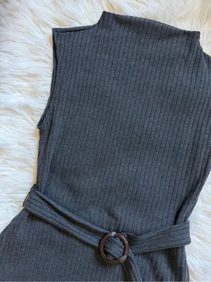ZARA sleeveless mockneck top thumbnail 3