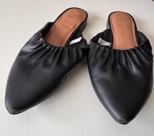 A New Day Womens Black Elle Slip On Pointed Toe Low Heel Shoes Sz 7.5 thumbnail 1