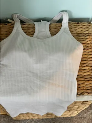 Lululemon White Tank  thumbnail 1