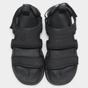 Nike Owaysis Sandals Women 7 Triple Black Adjustable Sport thumbnail 11