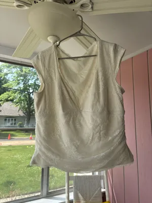 Lace Hollister Top White thumbnail 3