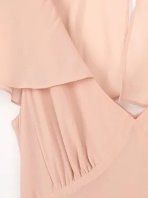 LULU's Chic Bridesmaid Prom Wedding Flowy Romantic Elegant Sexy Maxi Dress thumbnail 6