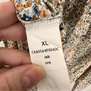 Cupshe Good Chemistry Floral Tie-Back Mini Dress Lace Ruffle Trim XL Spring NWT thumbnail 10