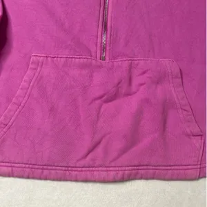 PINK Victoria's Secret Pink Crop 1/4 Zip Sweatshirt Pullover Fleece Small thumbnail 3