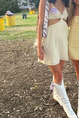 SHEIN yellow dress thumbnail 3