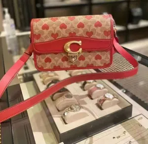 Coach Restored Studio Shoulder Bag In Signature Canvas With Heart Print cg240 thumbnail 1
