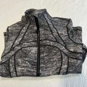 Lululemon Define Jacket Rush Jacquard Black White Size 6 women thumbnail 7