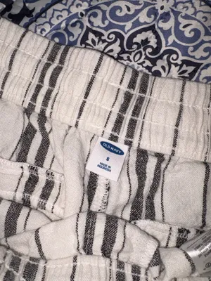 Old Navy Stripped Linen Shorts thumbnail 3