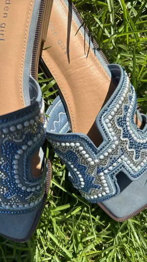Blue Shimmer Madden Girl Sandals thumbnail 3