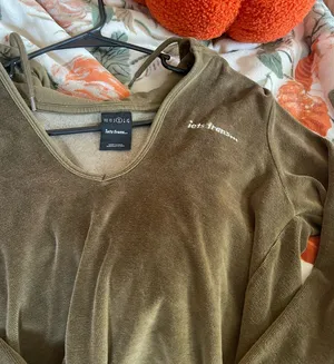 Iets Urban Outfitters Frans velvet Sweatshirt thumbnail 1