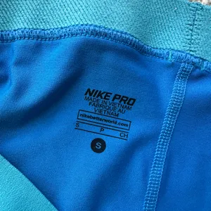 Blue Nike Pro Spandex Shorts Dri-Fit Like New Size S thumbnail 6