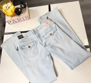 NWT True Religion Joey Mid Rise Flare Jeans Light Wash Size W29 🩵 thumbnail 11