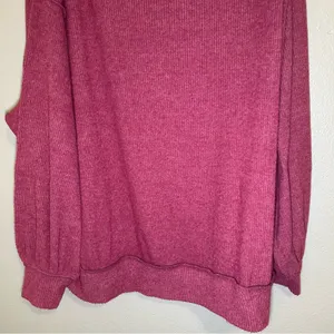 Free People Main Squeeze Hacci Oversized Long Sleeve Top Women’s Size Medium thumbnail 10