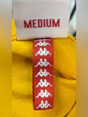 Kappa M Women’s Yellow Long Sleeve Logo Tape Shirt thumbnail 7