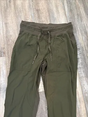 Lululemon Dance Studio Mid-Rise Pants Army Green size 6 thumbnail 3