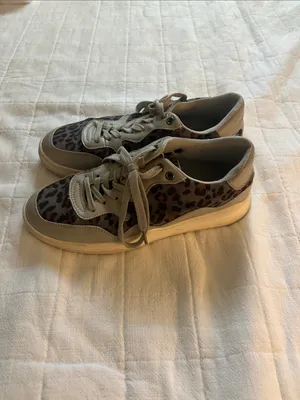 Coconuts by Matisse Leopard Print Brown and Tan Sneakers thumbnail 2