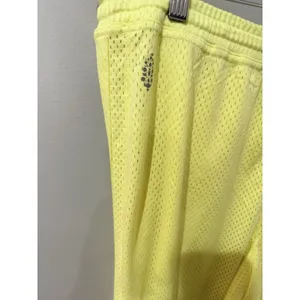 Free People Movement Overtime Mesh Pants Yellow Wide‎ Leg Sz L. Z thumbnail 5