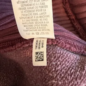 Aerie Women Oversized‎ Ribbed Side Panel Crewneck Sweatshirt Burgundy XS thumbnail 7